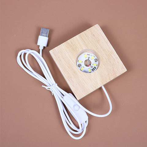 3D Moon Cube LED Light